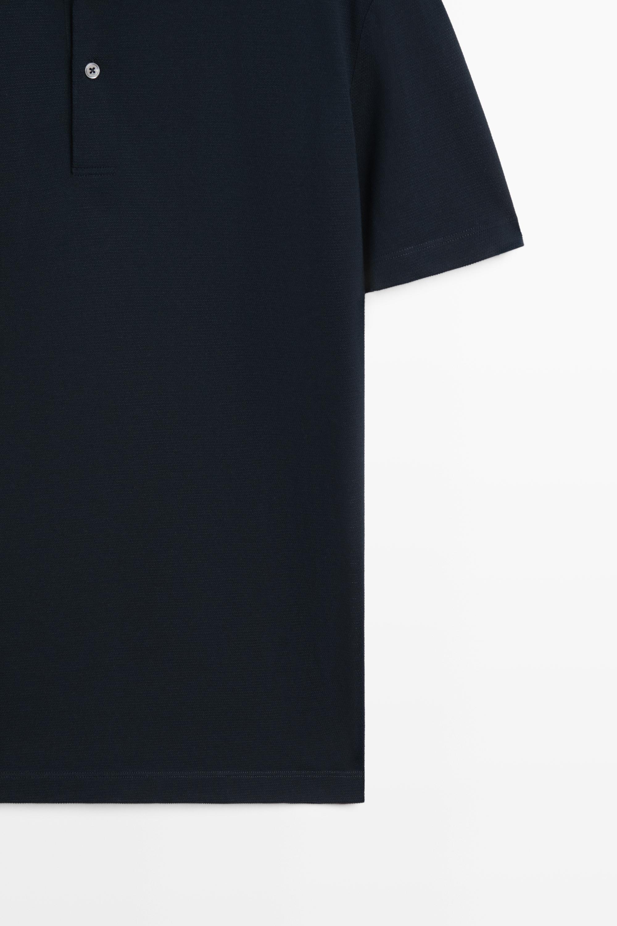 100% cotton structured polo shirt